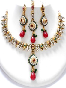 Polki Necklace Set